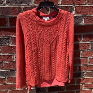Salmon Long Sleeve Sweater